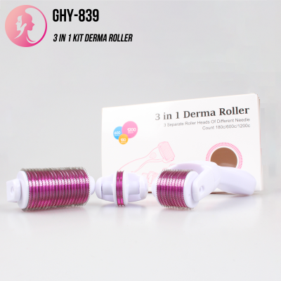 Classic white handle derma roller Korean style anti stretch mark