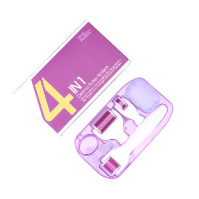 Hotsale 4 in 1 300/720/1200 derma roller set face roller derma